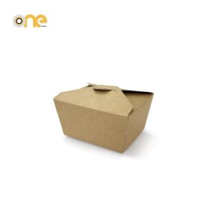 #1 Kraft Take-Out Box, 5″ x 4 1/2″ x 2 1/2″, 26oz, 450 pcs