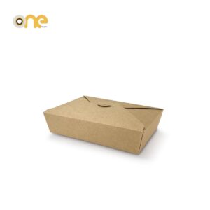 #2 Kraft Take-Out Box, 8.5″ x 6.25″ x 1.87″, 49oz, 200 pcs