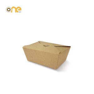 #4 Kraft Take-Out Box, 8.5″ x 6.25″ x 3.5″, 96oz, 160 pcs