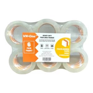 Heavy-Duty Clear Tape, 1.88″ x 50 Micron x 328ft, 36 Rolls 【TP50100】