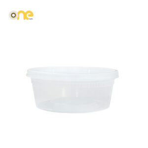 8oz Deli Container, Clear, with Lid, 240 pcs【HS-S8】